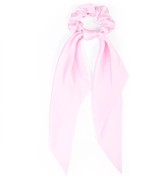 Scrunchi med et lille tørklæde - Baby lyserød
